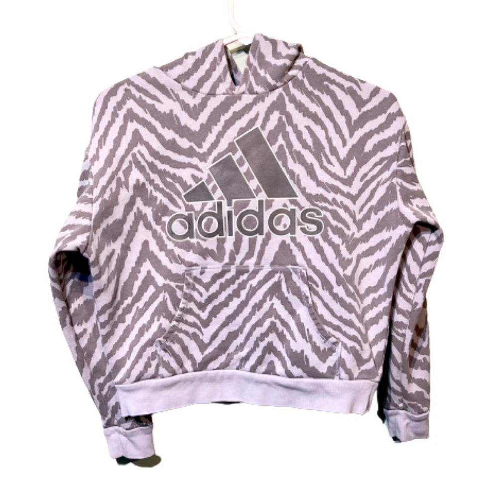 Adidas crop hoodie, size Medium